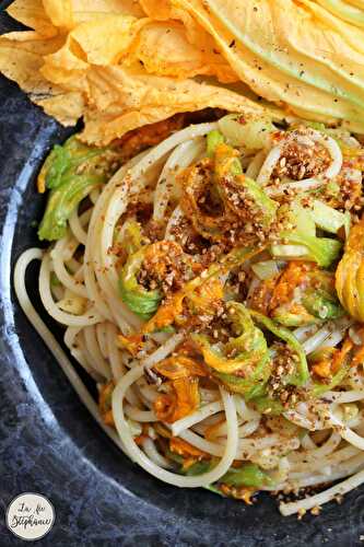 "Spaghetti" aux fleurs de courgette