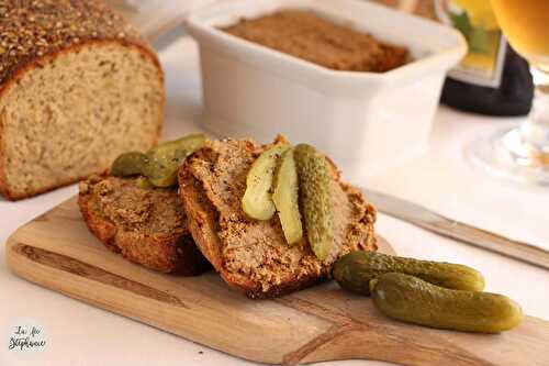 Terrine de campagne aux lentilles, recette vegan