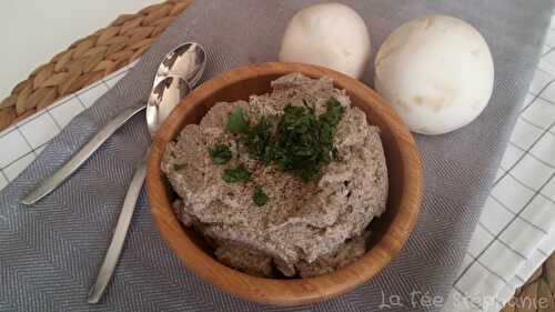 Terrine de champignons frais, 100% végétale