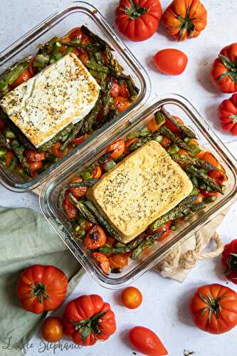 Tofu et légumes au four