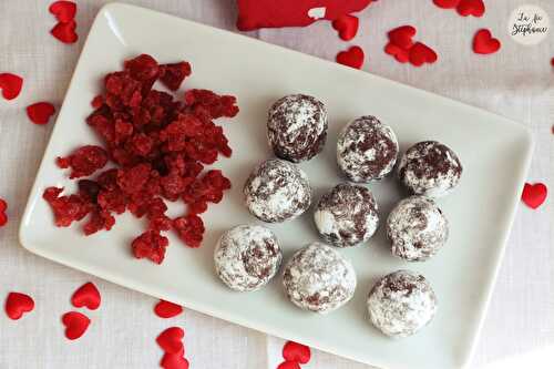 Truffes au chocolat vegan pour la Saint Valentin