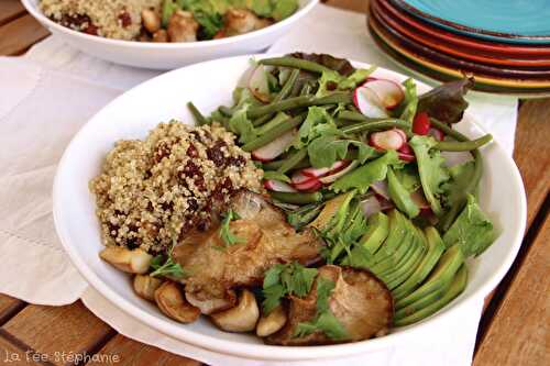 Une assiette bien gourmande, végétalienne, sans soja, sans lactose et sans gluten s'il vous-plaît!