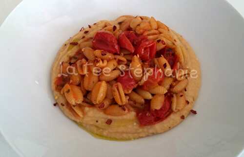 Une recette du Sud: purée de fèves, "gnocchetti sardi' aux tomates cerises - La fée Stéphanie
