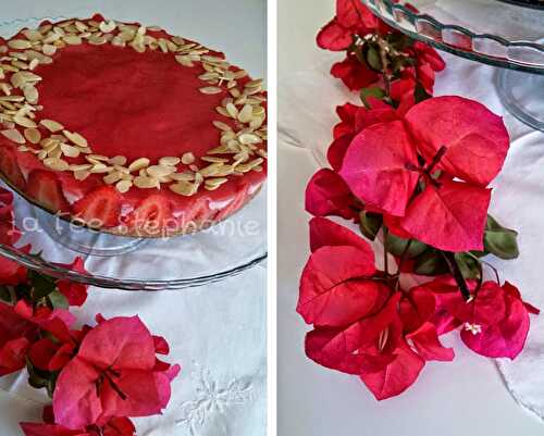 Une recette gourmande et toute rose pour préparer la fête des mères: mon cheesecake aux fraises!