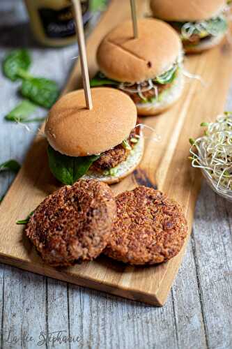 Veganuary – Mini burgers protéines de soja et haricots azukis