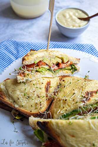 Croque monsieur végétalien