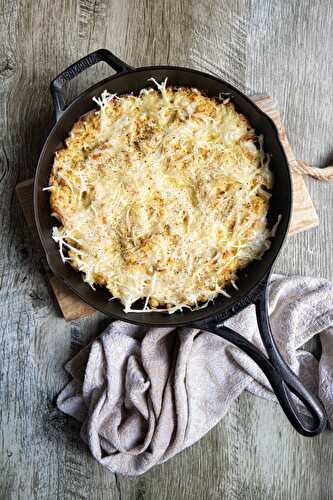 Gratin de chou-fleur aux deux moutardes