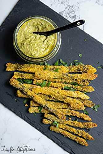 Pointes d’asperges panées et pesto de queues