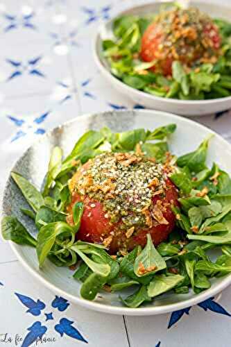 Tomates farcies crues en salade