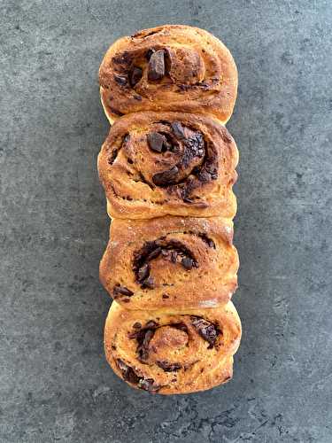 Brioche au chocolat