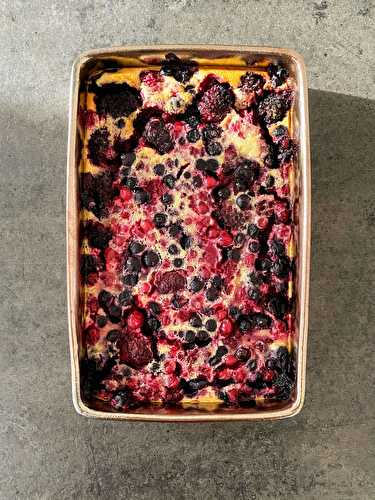 Clafoutis aux fruits rouges