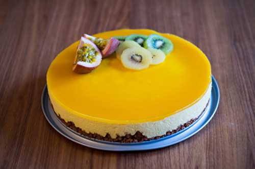 Entremet mangue-passion