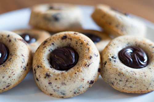 Financiers tigrés au chocolat