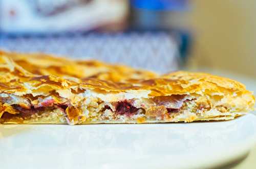 Galette des rois frangipane et framboises