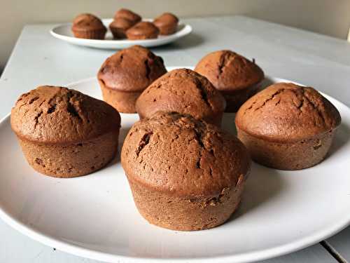 Muffins au chocolat… sans beurre