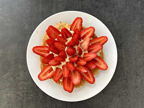 Tarte aux fraises rapide