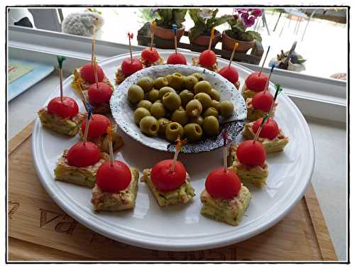 Amuse-bouches à la courgette pour Jacqueline et Claude, 13 août 2015