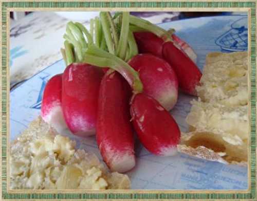 Avec les bons produits du jardin....