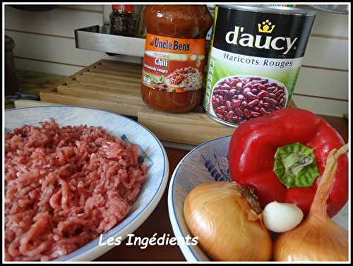 Chili con carne vite fait....