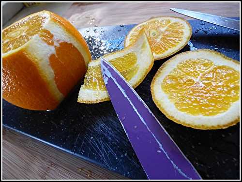 Comment peler une orange à vif?