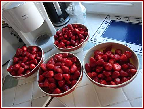 Confiture de fraises 2014