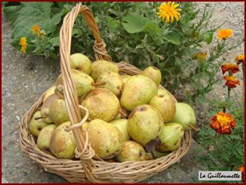 Confiture de poires aux amandes