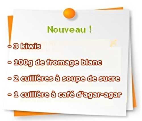 Crème de kiwis