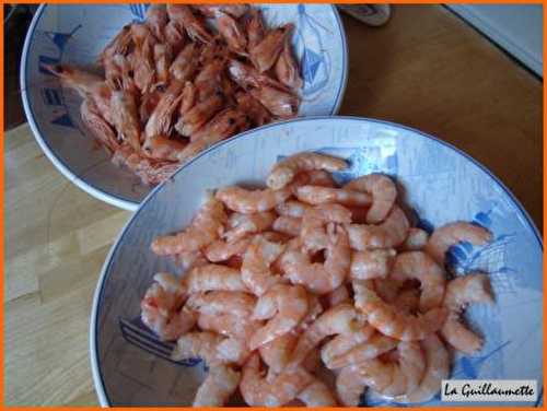 Crevettes à la charentaise 