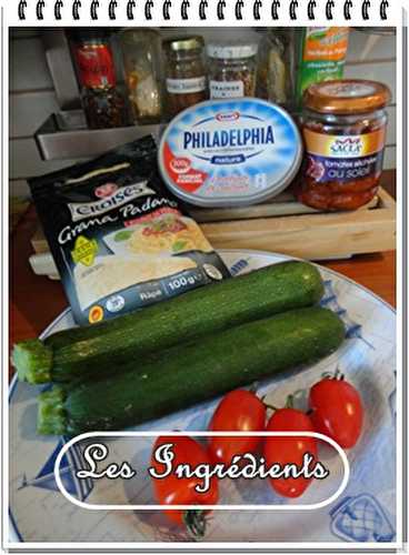 Duo de mousse de courgettes et tomates au Philadelphia