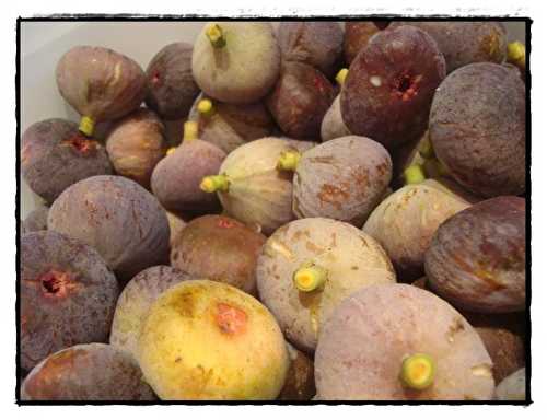 Figues confites et congelées