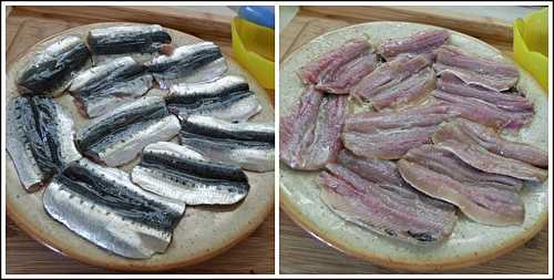 Filets de sardines grillés et petites pommes de terre