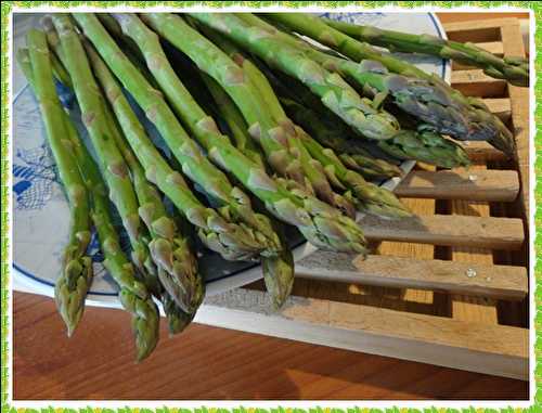 Filets de soles aux pointes d'asperges vertes