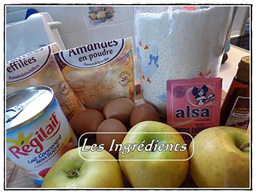 Gâteau au lait condensé sucré et aux pommes