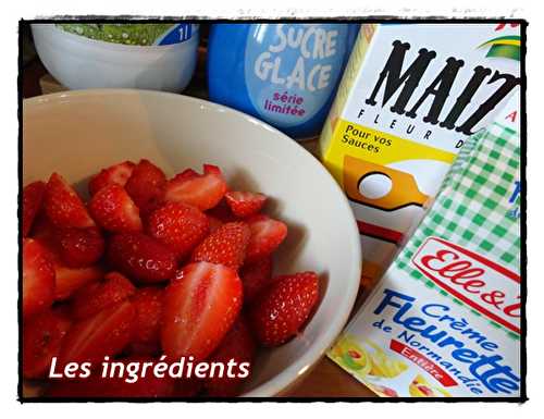 Glace à la fraise "maison"