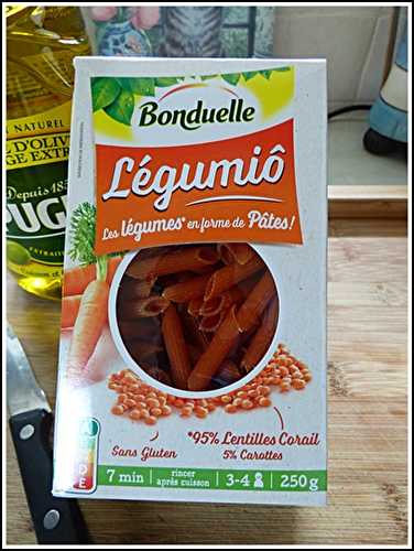 Gourmandise de penne Légumiö à la sauce Alfredo