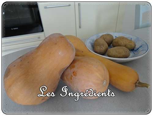 Gratin de courge butternut et pommes de terre au Philadelphia