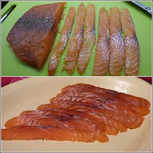 Le saumon gravlax de Victor, noël 2017