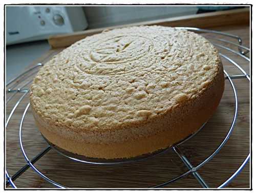 Le sponge cake aux fraises