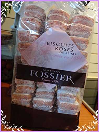 Les biscuits roses de Reims
