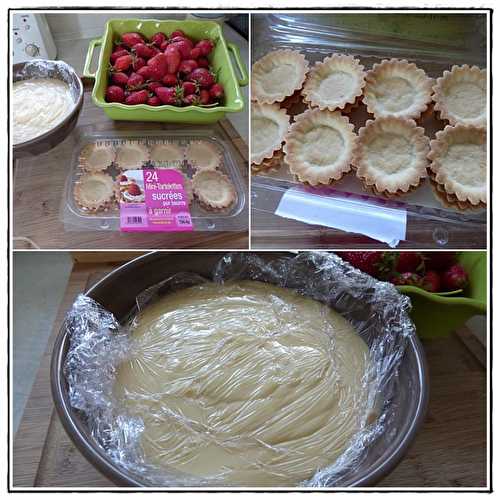 Mini tartelettes aux fraises