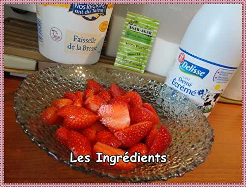 Mousse de fraises (recette n°2)