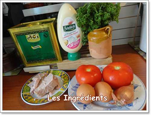 Panier de tomates farcies au thon