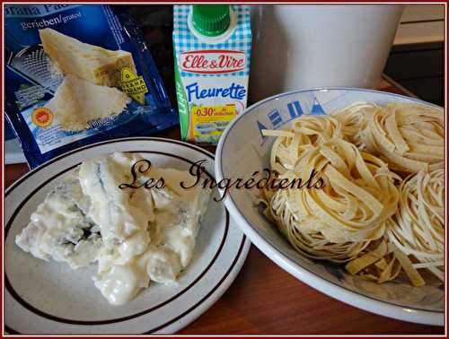 Pâtes au gorgonzola et aux noix