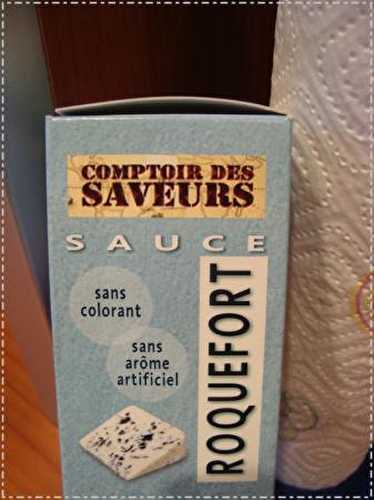 Pâtes sauce roquefort et pignons de pin