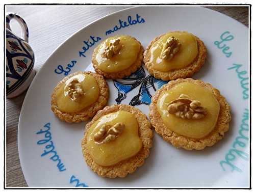 Petits sablés au lemon curd