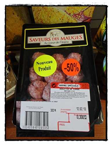 Poêlée de couscous aux épices douces et boulettes de viande