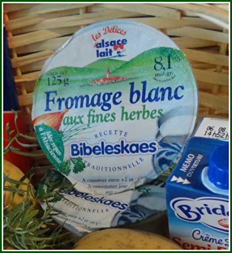 Pommes de terre farcies au saumon fumé et fromage blanc aux herbes