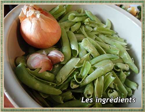 Potage aux cosses de petits pois