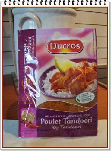 Poulet tandoori express....