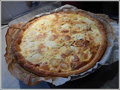 Quiche ratatouille et mozzarella